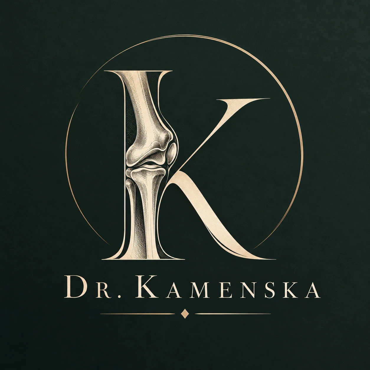 Dr Kamenska monogram